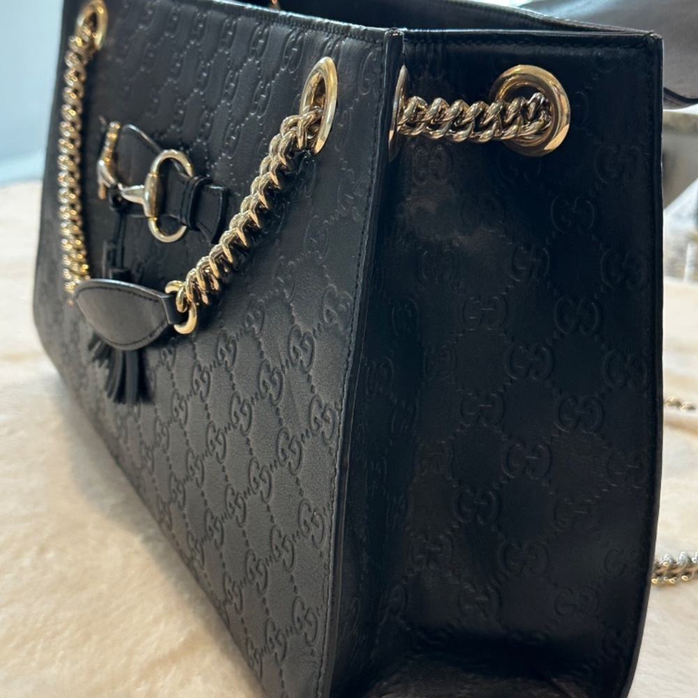 Large Guccissima Emily Shoulder Bag - Picture 6 of 14